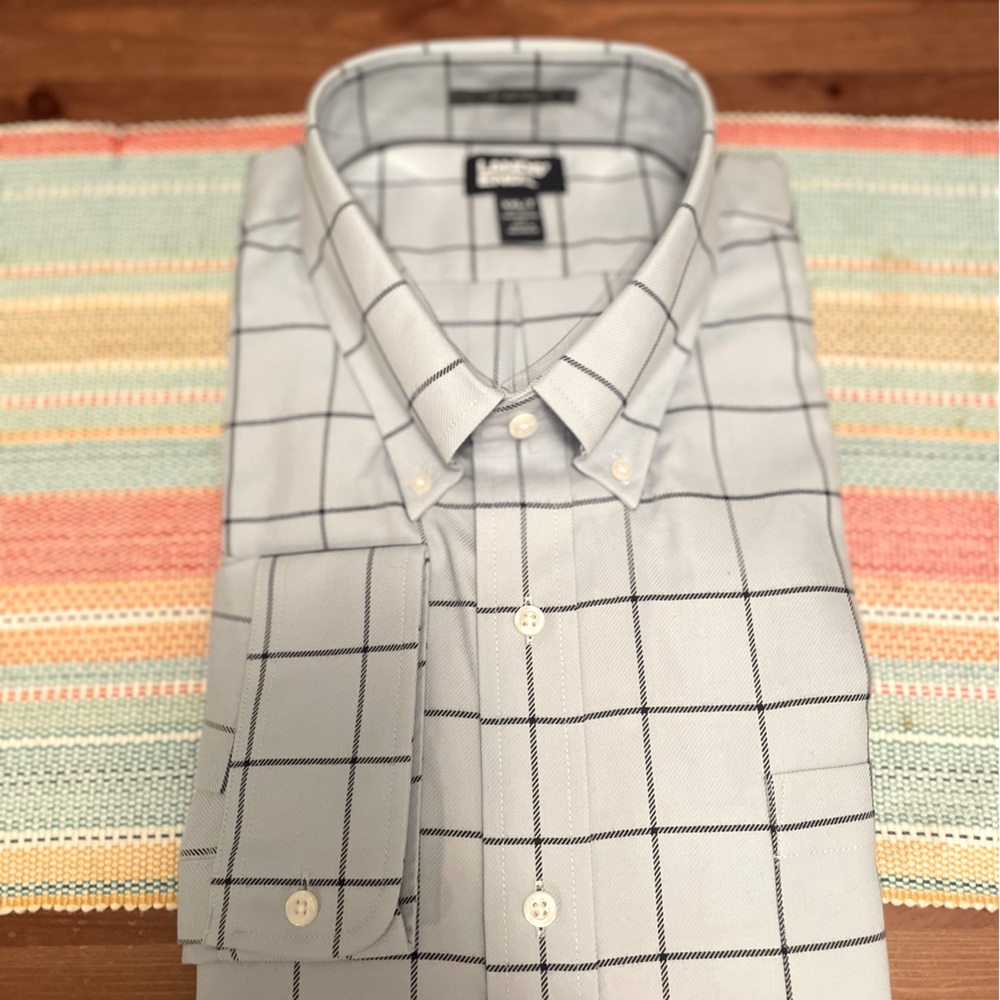 Men's Tall Traditional Fit No Iron Twill Shirt